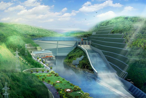 资中老挝南塔河1号水电站项目